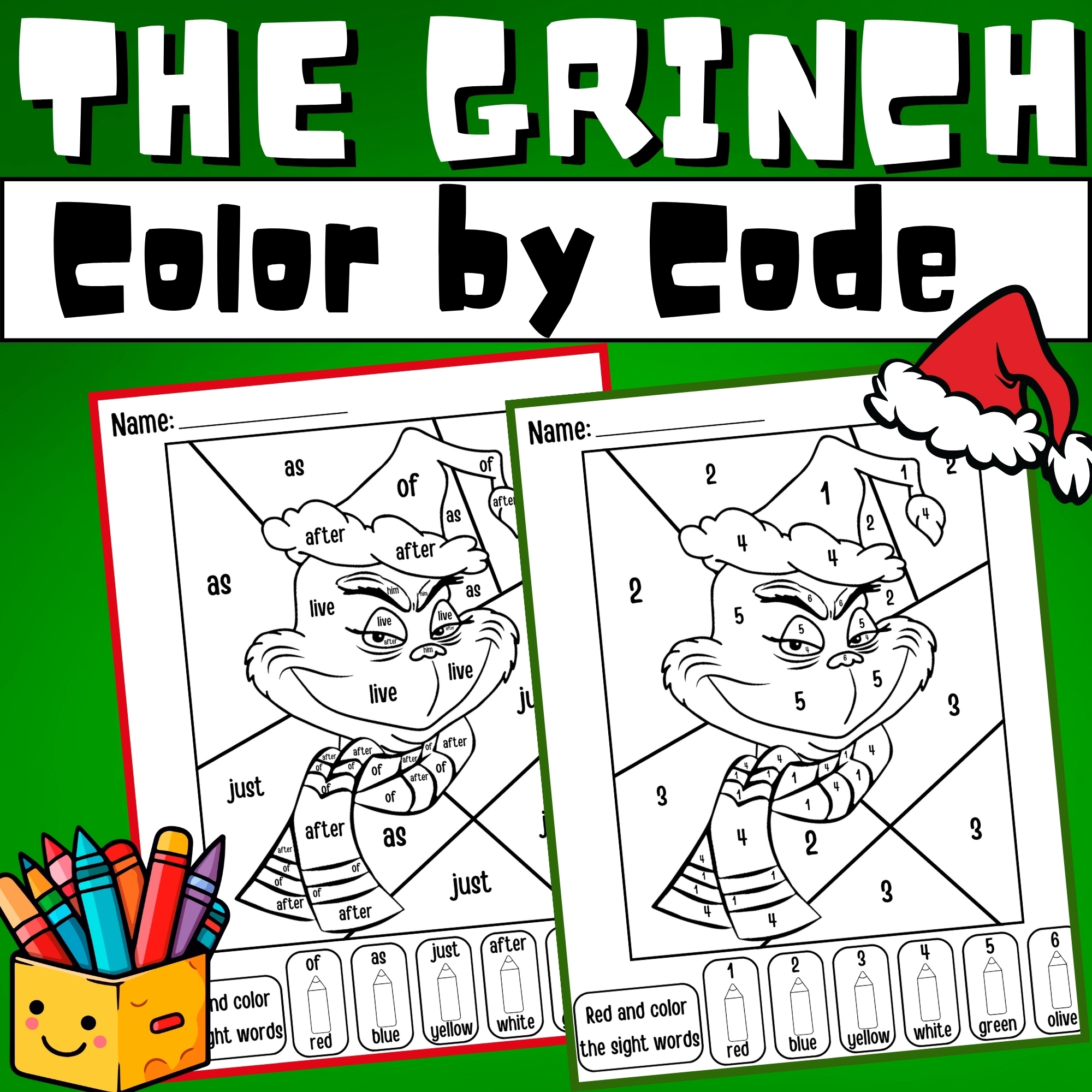 Grinch Printable Worksheets
