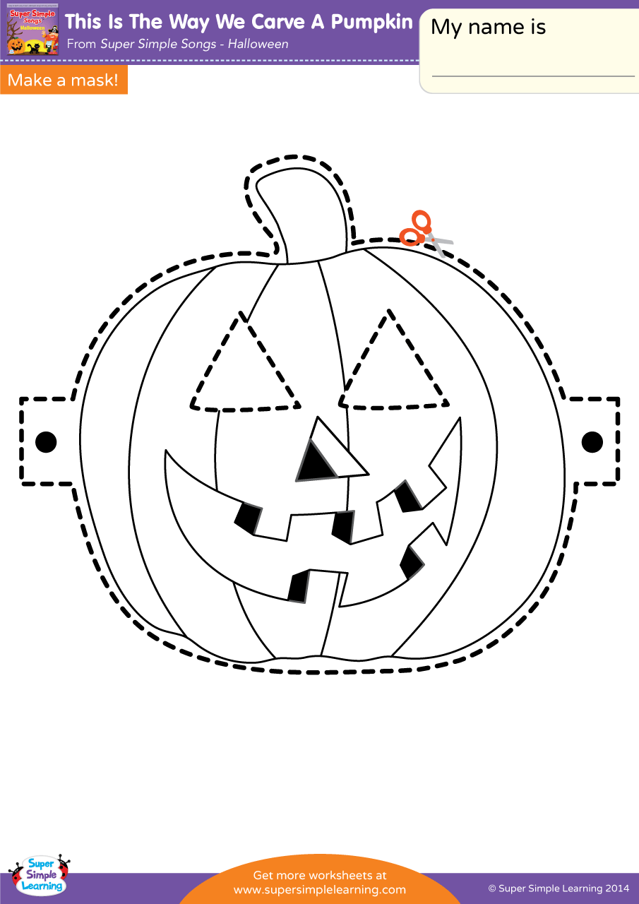 This Is The Way We Carve A Pumpkin Worksheet Make A Mask Super Simple This Is The Way We Carve A Pumpkin Worksheet Make A Mask Super Simple