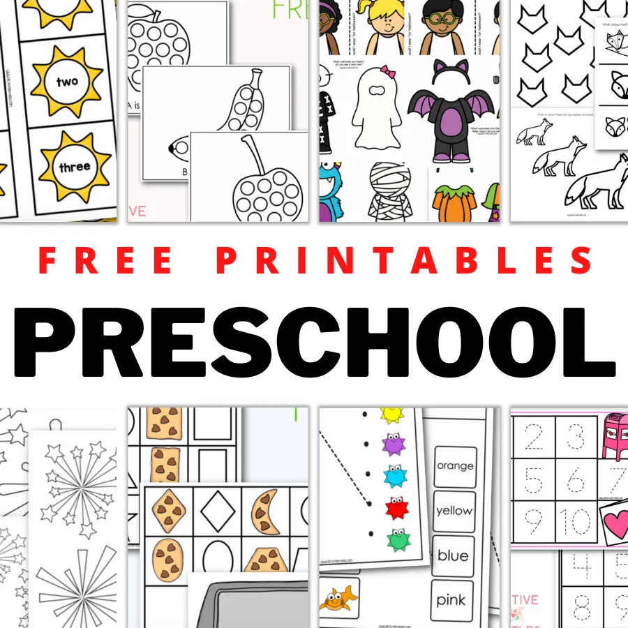 Toddler Printables Active Littles