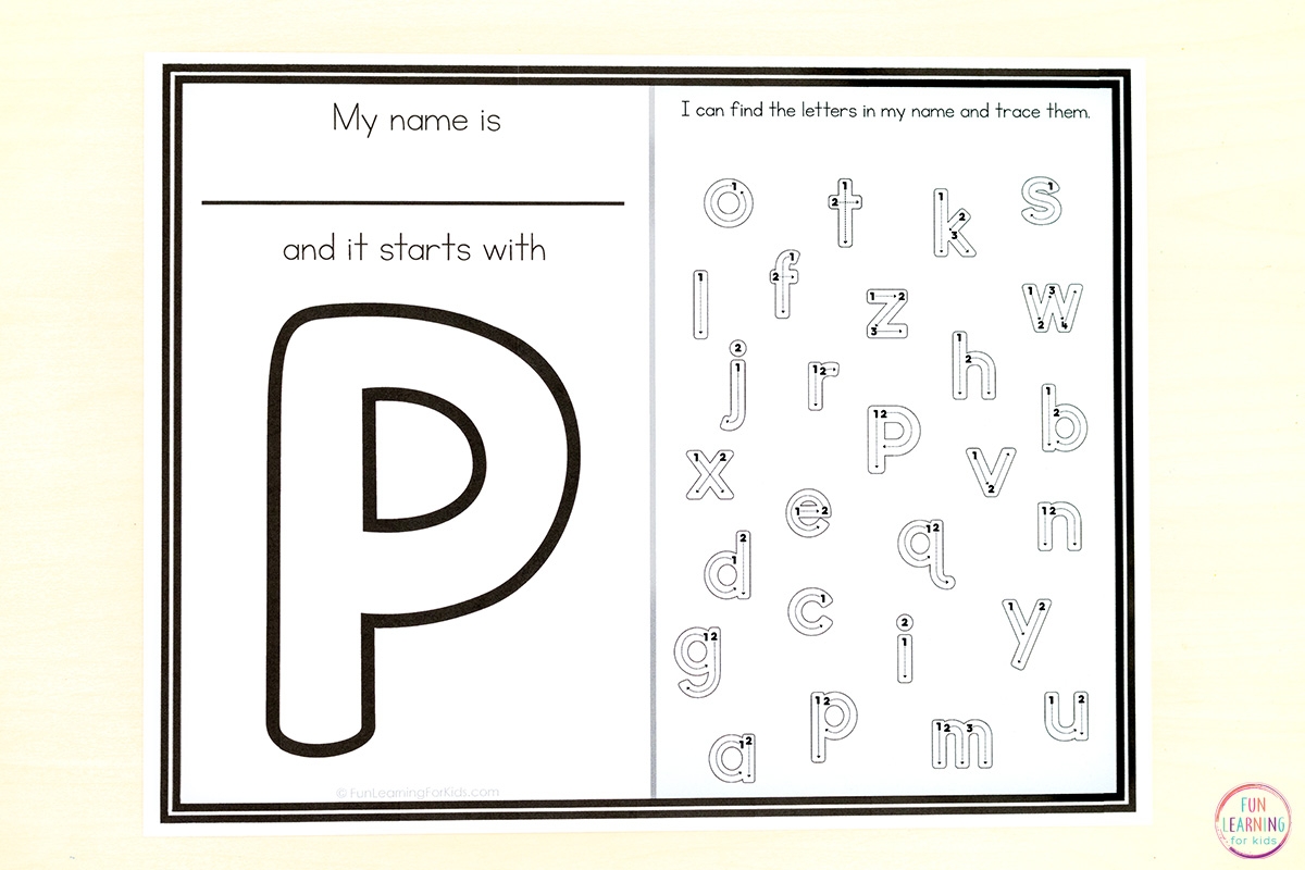 Printable Name Tracing Worksheet