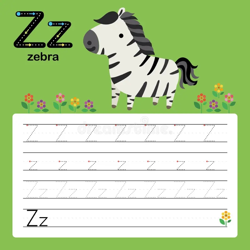 Free Printable Letter Z Worksheets For Kindergarten