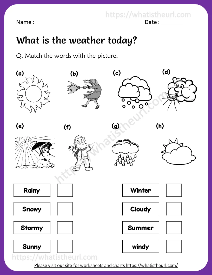 Weather Worksheet For 3rd Grade Your Home Teacher