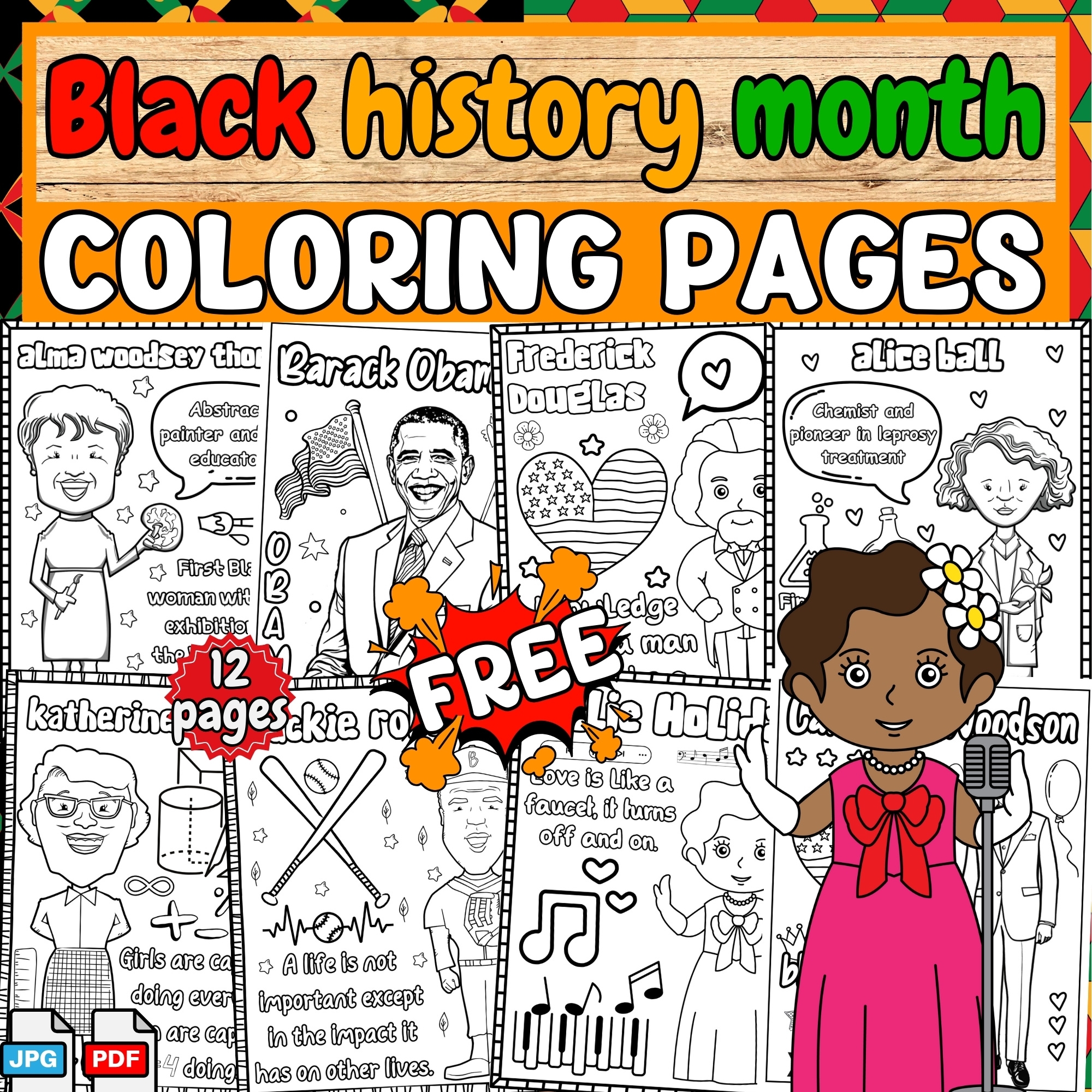 Women s Black History Month Leaders Coloring Pages Famous Women Worksheets Made By Teachers Women s Black History Month Leaders Coloring Pages Famous Women Worksheets Made By Teachers