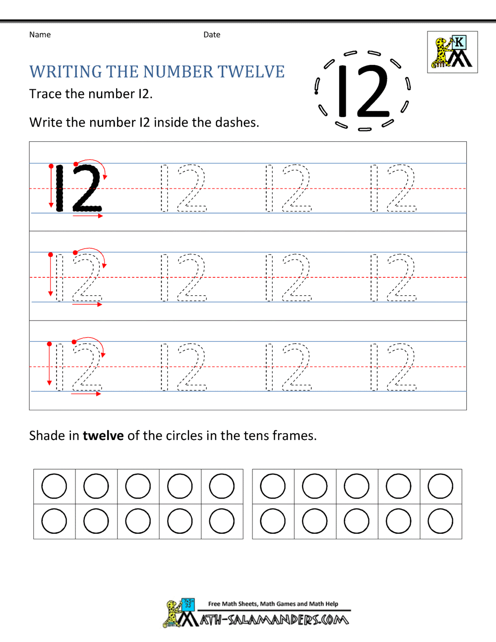 Worksheet On Number 12 Preschool Number Worksheets Number 12 Worksheets Library Worksheet On Number 12 Preschool Number Worksheets Number 12 Worksheets Library