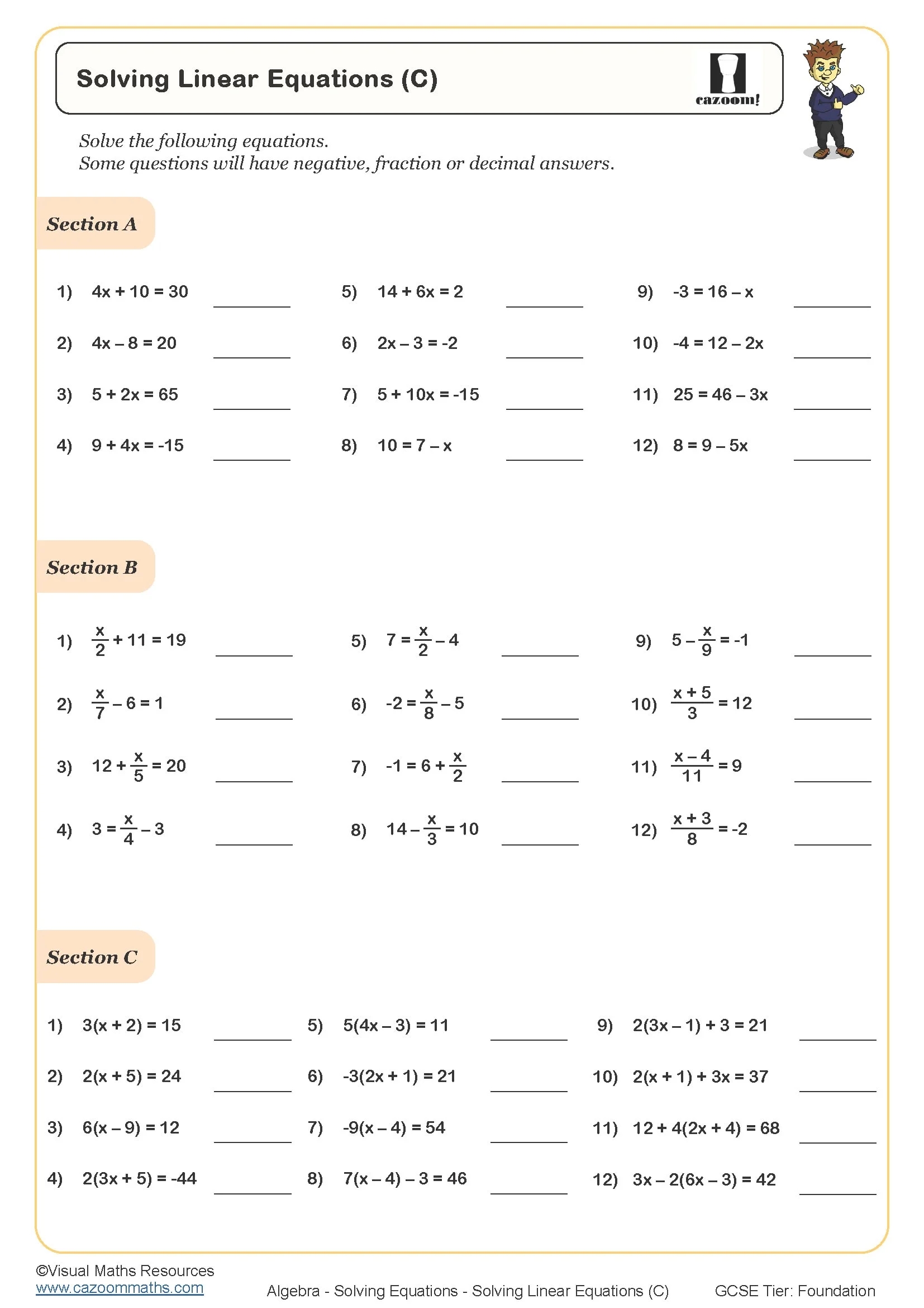 8th Grade Worksheets Free Printable